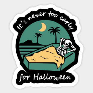 Halloween Summer Design Sticker